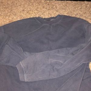 navy blue crew neck